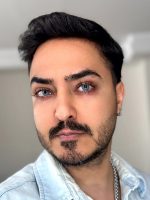 خرید لنز آبی یونیک اورجینال